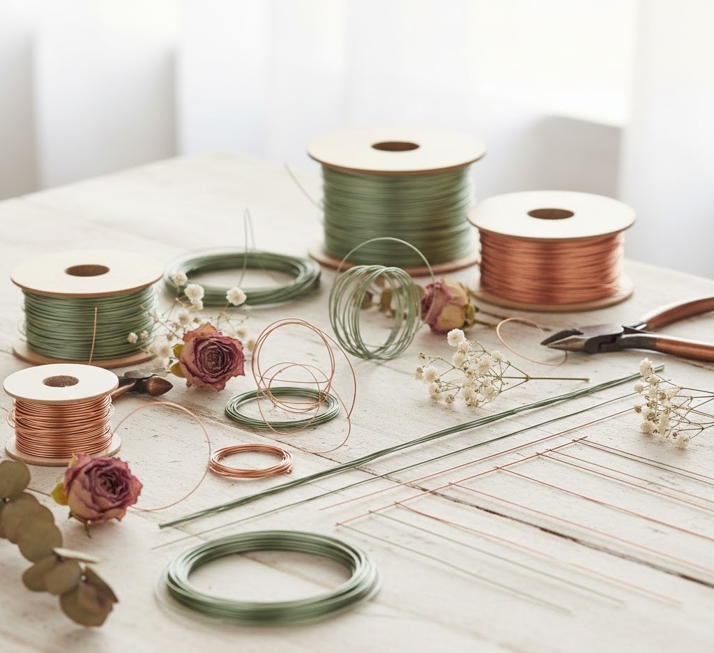 Various floral wires